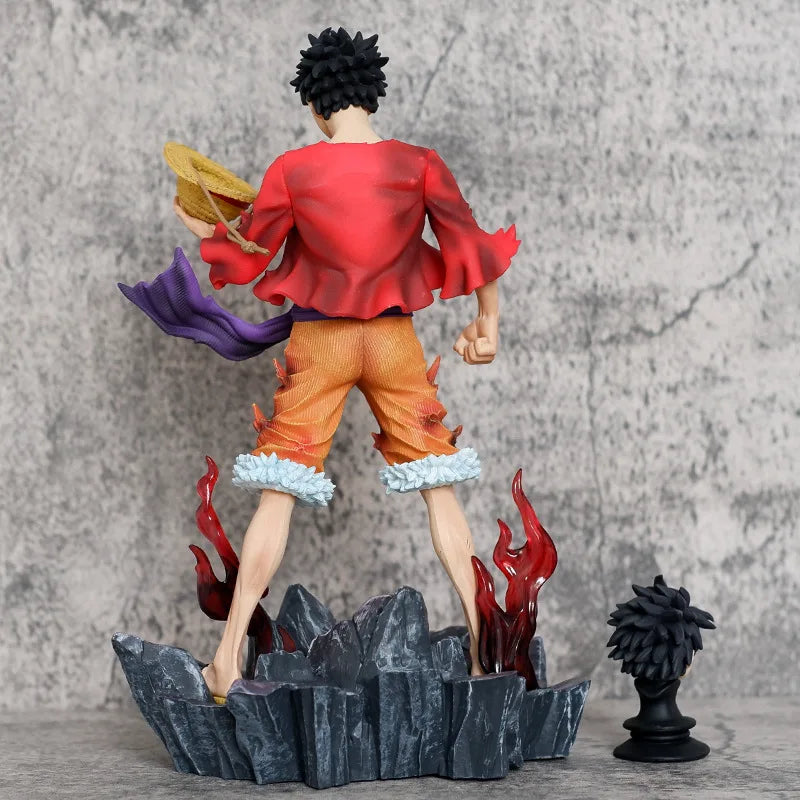 Strawhat Figuras Manga Figurine 24.5cm GK Statue Model Ornaments Toys Gift for Kids